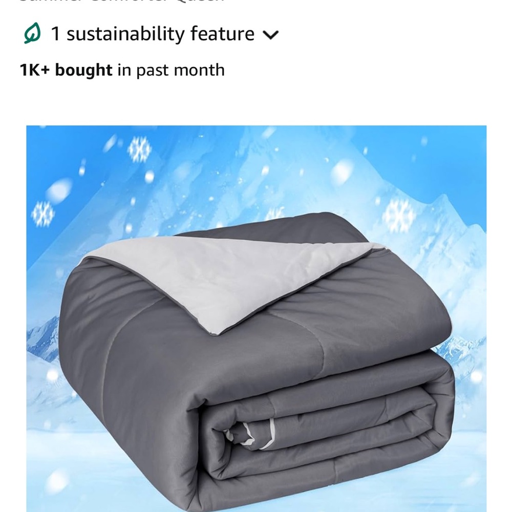 Cooling queen blanket